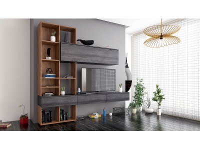 Секция Whitney (brandy castello oak/carbon wood)